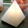 Pyramid Lamp White