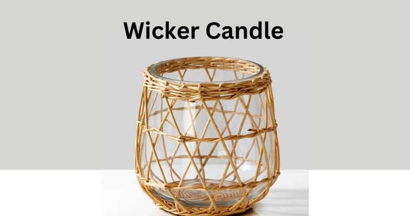 wicker candle