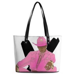 Retro Outdoor Shoulder Bag with Cool Pose Guy Graphic Design