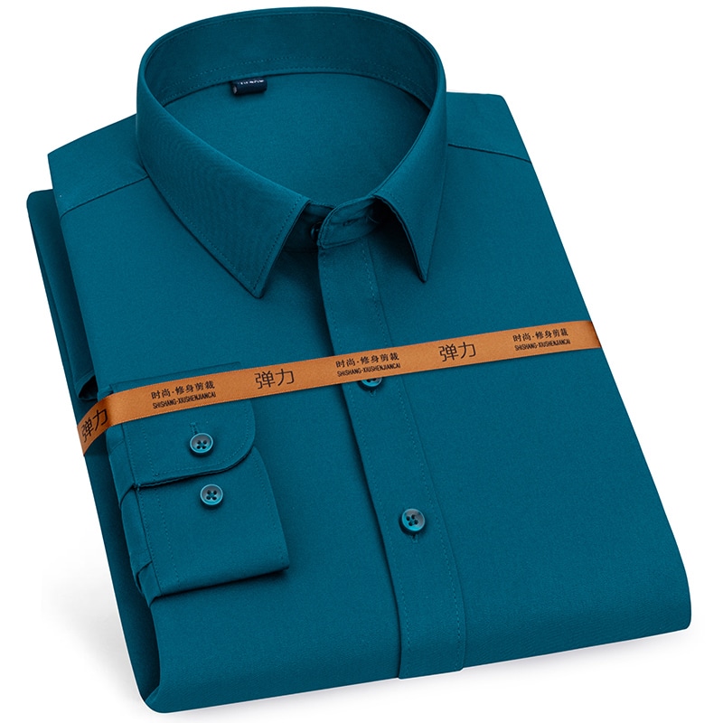 Formal Business Office Wear, Standard-Fit Social Dress Shirt