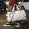 Large Capacity Unisex PU Leather Sports Travel bag
