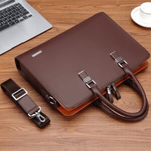 Large Capacity Ideal Gift Leather Business Briefcase