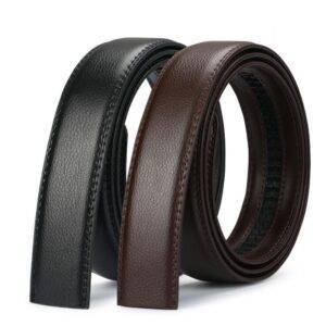 High Quality Genuine Leather Strap Automatic Buckle Belt