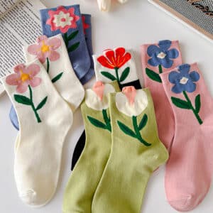 1-pair-women-socks-japanese-korean-style-cartoon-flower-candy-color-harajuku-kawaii-mid-tube-socks