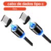 2-pieces-magnetic-portable-type-c-data-cable-nylon-braided-magnetic-mobile-phone-data-cable-led