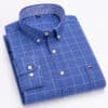 2022-new-plaid-shirts-for-mens-long-sleeve-cotton-casual-dress-shirts-man-chest-pocket-regular-2