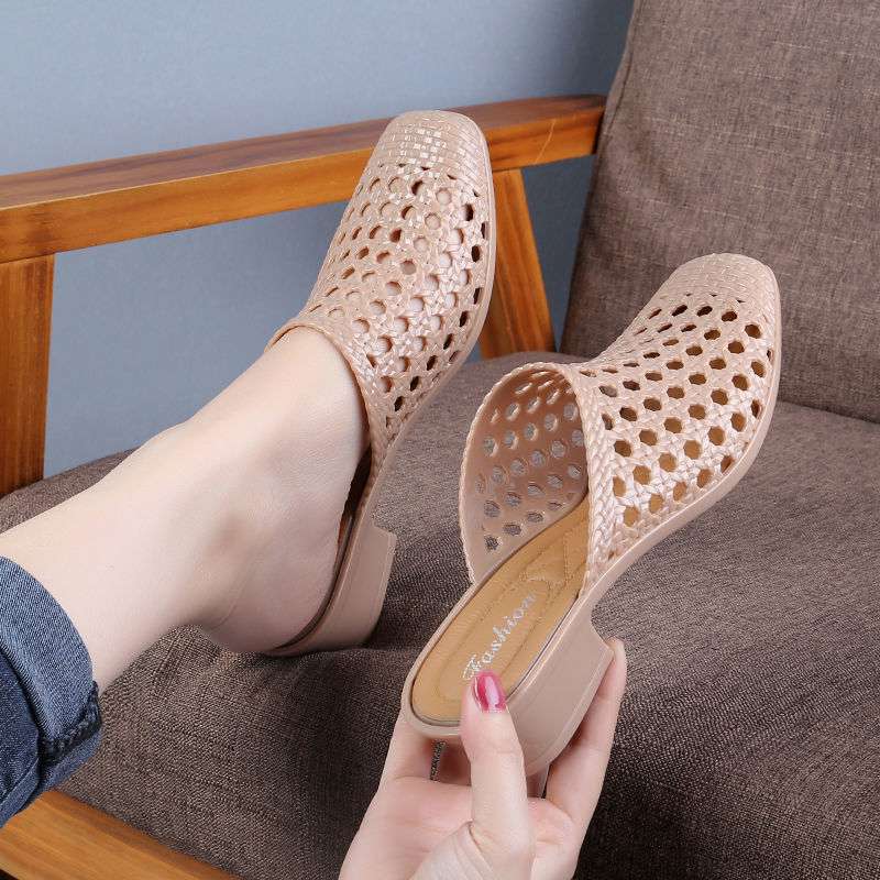 2023-beach-shoes-slippers-soft-women-s-sandals-hollow-out-mid-heels-korea-style-footwear-antiskid-4