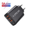 3usb-travel-charger-type-cpd-charging-head-european-standard-black-multi-port-mobile-phone-charging-head