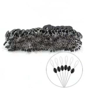 60pcs High Quality Black Rubber Space Beans Stopper