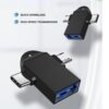 Aluminum-alloy-2-in-1-android-otg-adapter-mobile-phone-adapter-usb-connector-multi-function-type-2