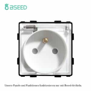 Bseed-french-plug-wall-socket-with-plastic-cover-function-key-free-combination-home-improvement-bathroom-outlet