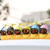 Car-styling-cool-glasses-duck-car-ornament-creative-decoration-car-dashboard-toys-with-helmet-and-chain-2