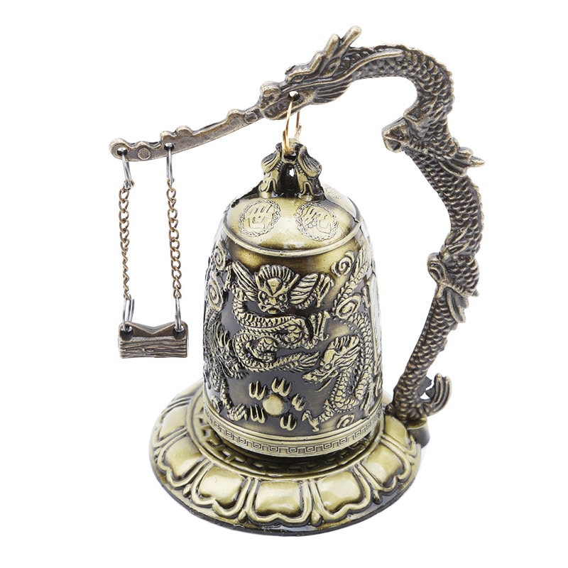 Exquisite-antique-home-decoration-zinc-alloy-vintage-style-bronze-slot-dragon-carved-buddhist-bell-chinese-geomantic