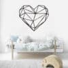 Geometric-heart-wall-stickers-home-decoration-accessories-new-year-gifts-vinyl-wall-decals-for-walls