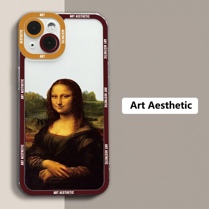 Great-art-aesthetic-david-mona-lisa-clear-phone-case-for-iphone-14-13-12-11-pro-2
