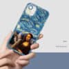 Great-art-aesthetic-david-mona-lisa-clear-phone-case-for-iphone-14-13-12-11-pro-3