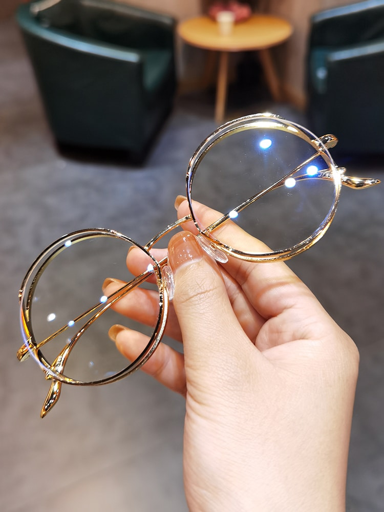 Jiandan-new-double-frame-retro-round-fashion-men-and-women-big-face-anti-blue-light-glasses-2