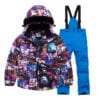 Waterproof Winter Clothes Set for Skiing and Snowboarding