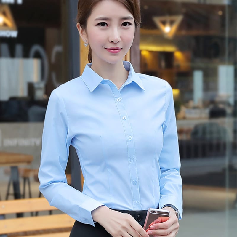 Korean-women-cotton-shirts-white-shirt-women-long-sleeve-shirts-tops-office-lady-basic-shirt-blouses-2
