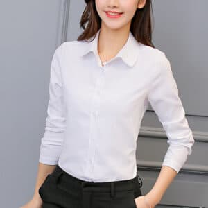 Korean-women-cotton-shirts-white-shirt-women-long-sleeve-shirts-tops-office-lady-basic-shirt-blouses