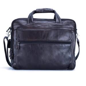 Genuine Leather Travel Bag Soft, Big Handbag For Laptop