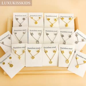 Luxukisskids-stainless-steel-heart-jewelry-sets-for-women-bijoux-crown-cubic-ziconia-necklace-and-earrings-set