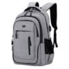 High School Large Capacity Oxford Black Laptop Backpack