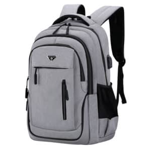 High School Large Capacity Oxford Black Laptop Backpack