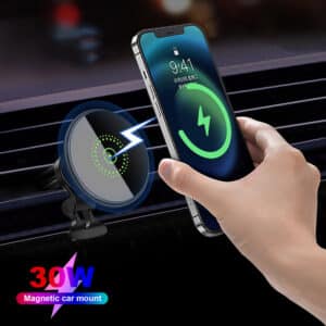 Magnetic-car-charger-mount-30w-qi-fast-charging-air-vent-magnet-phone-holder-stand-for-iphone