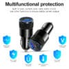 New-3-1a-usb-pd-metal-car-charger-one-tow-two-type-c-aluminum-alloy-gun-2
