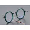Personality-niche-small-face-round-frame-green-gray-black-color-with-anti-blue-light-myopia-glasses-1
