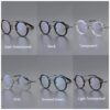 Personality-niche-small-face-round-frame-green-gray-black-color-with-anti-blue-light-myopia-glasses-5