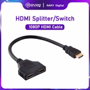 Ryra-1-input-2-hdmi-compatible-splitter-cable-hd-1080p-video-switcher-adapter-output-port-hub