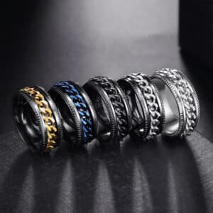 Rotate-rotating-anxiety-fidget-rings-titanium-stainless-steel-chain-spinner-finger-ring-for-men-blue-gold