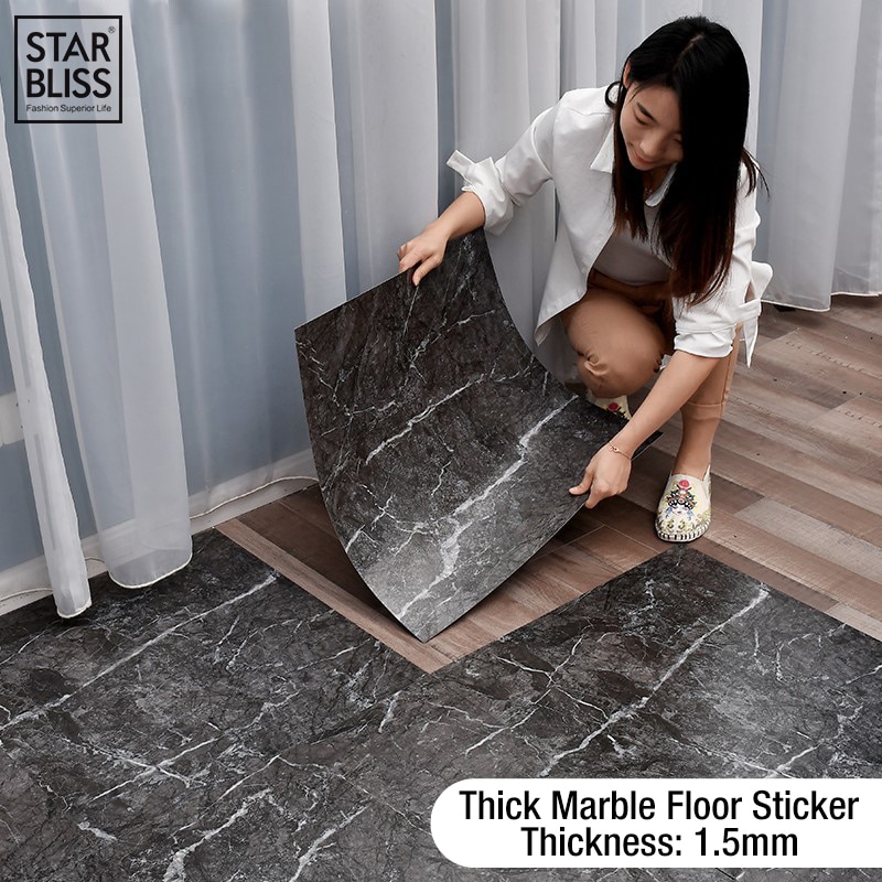 Simulated-thick-marble-tile-floor-sticker-pvc-waterproof-self-adhesive-living-room-toilet-kitchen-home-floor
