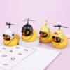 Small-yellow-duck-bicycle-bell-rubber-cute-bike-accessories-cool-glasses-airscrew-helmet-decoration-for-car-1