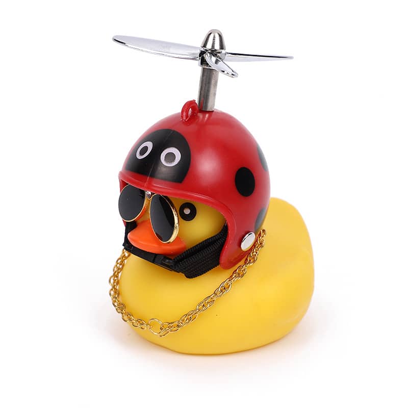 Small-yellow-duck-bicycle-bell-rubber-cute-bike-accessories-cool-glasses-airscrew-helmet-decoration-for-car-3