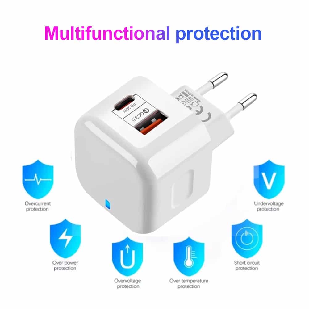 Suitable-for-apple-mobile-phone-pd-fast-charge-android-european-standard-charging-head-20w-dual-port-3