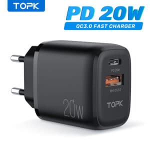 Topk-b210p-20w-usb-phone-charger-portable-type-c-charger-for-iphone-12-11-pro-max