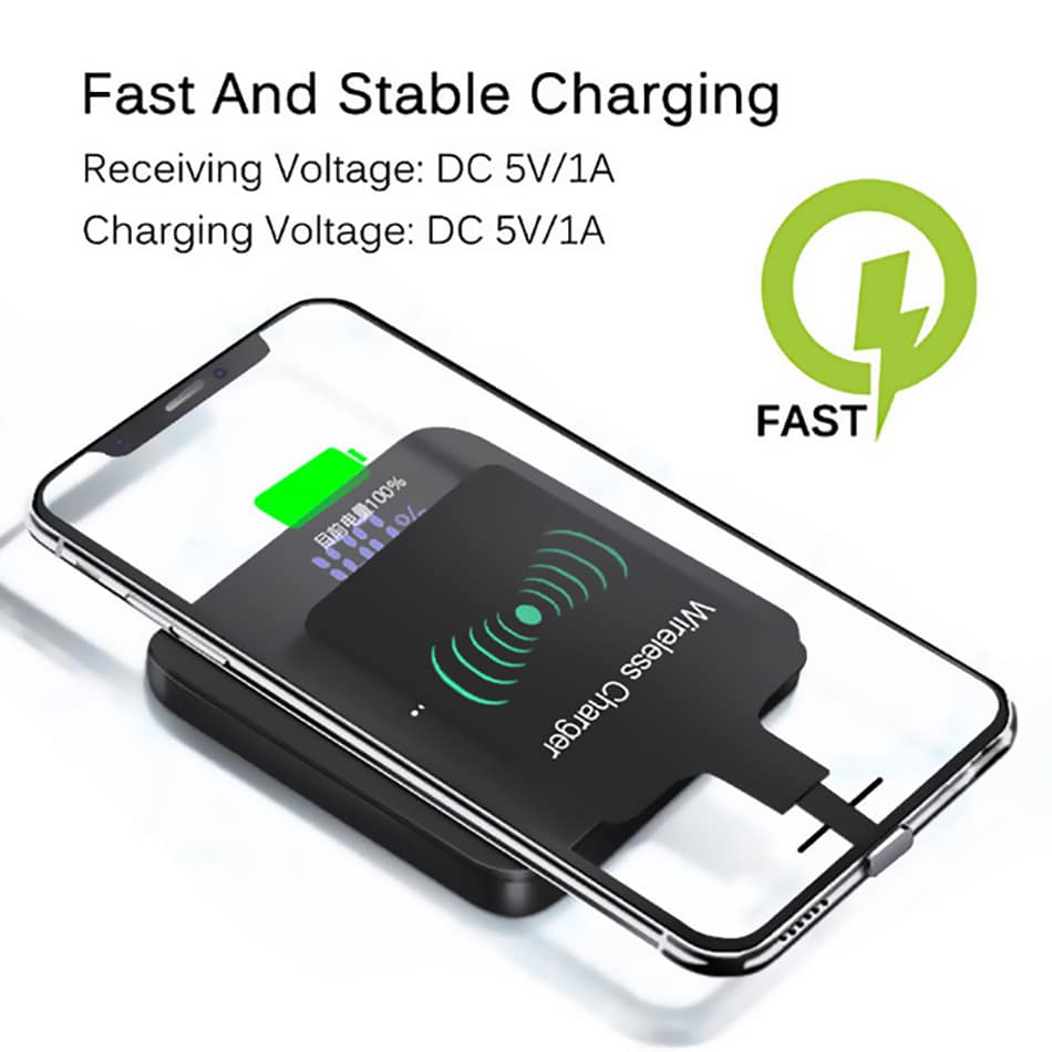 Wireless-charging-receiver-suitable-for-android-mobile-phone-upper-wide-lower-narrow-fast-charging-wireless-chargin