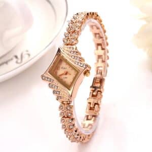 Luxury Crystal Bracelet Gemstone Wristwatch Dress Watches