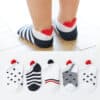 Adorable Red Heart Cute Cotton Mesh Socks for Newborn