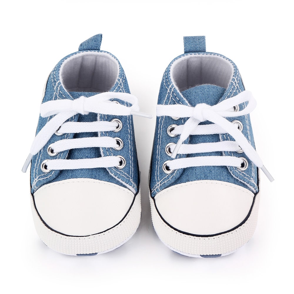 Printed Canvas Baby Sneakers for Infant First Walkers