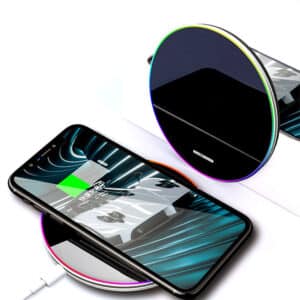 Ultra-Thin Wireless Charger for iPhone & Android Desktops