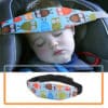 Adjustable Infant Car Seat Head Support with Belt Fastening